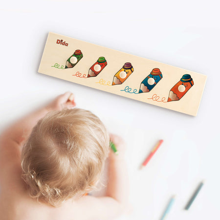 Seriazione Matite Gioco D'apprendimento in Legno per Bambini Dida