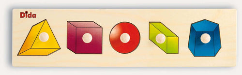Seriazione Solidi Gioco D'apprendimento in Legno per Bambini Dida