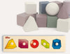 Seriazione Solidi Gioco D'apprendimento in Legno per Bambini Dida