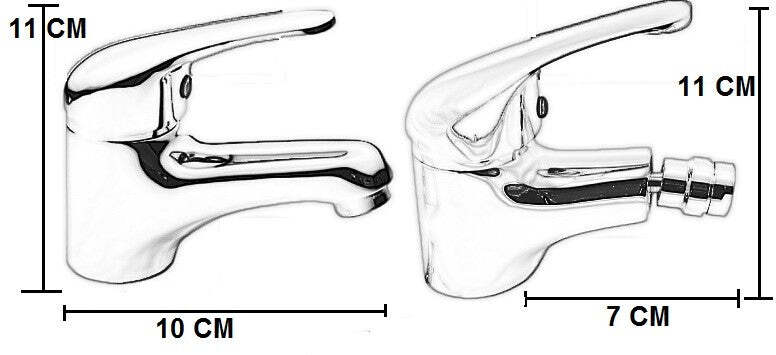 Serie Completa Di Rubinetti Per Bagno Lavabo E Bidet