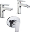 Serie Da Bagno Con Miscelatore Lavabo Bidet e Doccia ad Incasso Fai da te/Attrezzature per cucine e bagni/Attrezzature per bagni/Rubinetti per lavandini bagno Ogomondo - Martina Franca, Commerciovirtuoso.it