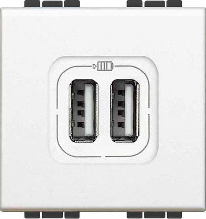 Serie Living International Compatibile Apparecchi Di Comando Moduli Prese Interr Fai da te/Materiale elettrico/Prese elettriche ed accessori/Prese a muro Trade Shop italia - Napoli, Commerciovirtuoso.it