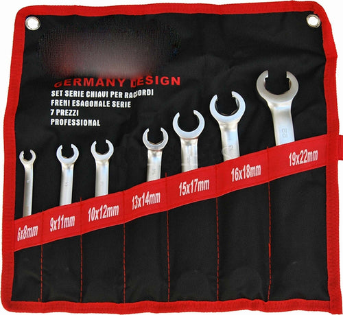 SERIE SET KIT 7 CHIAVI ESAGONALI PER RACCORDI TUBI FRENI AUTO ACCIAIO 6 - 22mm Fai da te/Utensili elettrici e a mano/Utensili a mano/Chiavi e chiavi inglesi/Chiavi esagonali Trade Shop italia - Napoli, Commerciovirtuoso.it