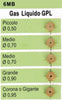 Serie-ugelli-piano-cottura-Samet-4-fuochi-+-tripla-corona-gpl-passo-6mb