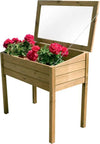 Serra da giardino rialzata per piante in legno di conifera con tetto apribile Giardino e giardinaggio/Giardinaggio/Serre e attrezzature per la germinazione/Miniserre La Zappa - Altamura, Commerciovirtuoso.it
