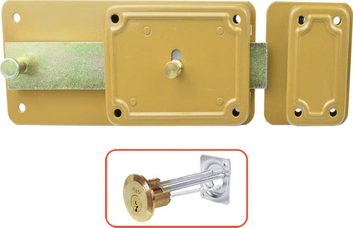 SERRATURA-FERROGLIETTO-'P-CS'-P60---6-mand.E70-Dx-solo-catenaccio-Ff