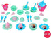 Servizio-Da-Tè-Frozen-Elsa-E-Anna-Con-32-Pezzi-Bambine-Disney