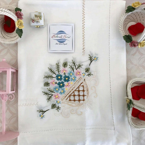Servizio-da-Tavola-Botticelli-Home-X-6-Persone-in-Misto-Lino-Ricamato-a-Mano-Fiori