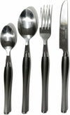 Servizio Di Posate 24 Pezzi Nero In Acciaio Inox Con Stand Sharon Tavola Cucina Casa e cucina/Stoviglie/Posate/Set di posate/Set di posate miste Trade Shop italia - Napoli, Commerciovirtuoso.it