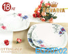 Servizio Piatti 18Pz. Porcellana Set Piatti Decorati 6 Persone Bavaria Ottingher Servizio di Piatti Bianchi con Fiori Azzurri Eleganti Art. gc 203 Art. gc 202 Casa e cucina/Stoviglie/Servizi da tavola/Servizi di piatti L’Orchidea - Siderno, Commerciovirtuoso.it