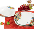 Servizio Piatti 18Pz. Porcellana Set Piatti Decorati 6 Persone Bavaria Ottingher Servizio di Piatti Bianchi con Fiori Rossi Eleganti art. gc 207 Casa e cucina/Stoviglie/Servizi da tavola/Servizi di piatti L’Orchidea - Siderno, Commerciovirtuoso.it