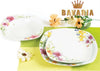 Servizio Piatti 18Pz. Porcellana Set Piatti Decorati 6 Persone Bavaria Ottingher Servizio di Piatti Bianchi con Fiori Rosa Eleganti Art. gc 203 Casa e cucina/Stoviglie/Servizi da tavola/Servizi di piatti L’Orchidea - Siderno, Commerciovirtuoso.it