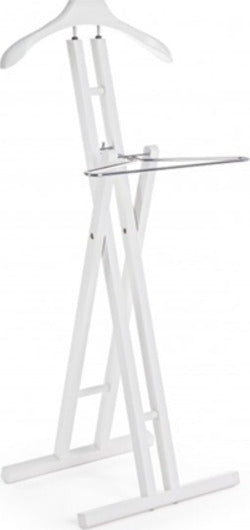 Servomuto Indossatore Stacy Bianco Servetto per Vestiti Da Terra in Legno H 109 Cm Casa e cucina/Arredamento/Ingresso/Appendiabiti Decor Space - Altamura, Commerciovirtuoso.it