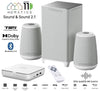 Homatics BOX R 4K 2/16GB Android TV 11 certificato Google più Sistema Audio Surround Sound & Sound 2.1 con due altoparlanti e subwoofer True Wireless Stereo Bluetooth