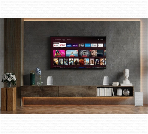 Homatics BOX R PLUS 4K 4/32GB Android TV 11 certificato Google più Sistema Audio Surround Sound & Sound 2.1 con due altoparlanti e subwoofer True Wireless Stereo Bluetooth