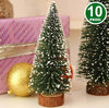 Set-10-Alberelli-Innevati-Mini-Albero-Natale-12cm-Decorazioni-Addobbi-Natalizi
