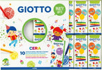 Set 10 astucci da 4 pastelli a cera - party gifts - Giotto [multipack] 10 pezzi Giochi e giocattoli/Attività creative/Accessori per disegnare e colorare/Pastelli Eurocartuccia - Pavullo, Commerciovirtuoso.it