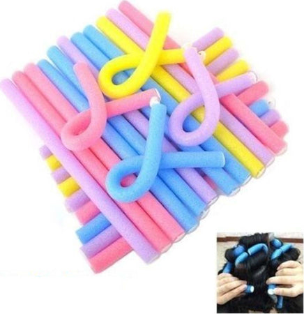 SET 10 BIGODINI MORBIDI ROLLER FLESSIBILI RICCI ACCONCIATURA COLORATI  Trade Shop italia - Napoli, Commerciovirtuoso.it
