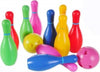 Set-10-Birilli-2-Palle-Bowling-Giocattolo-Sport-Strike-Eta'-Dai-3+-Per-Bambini
