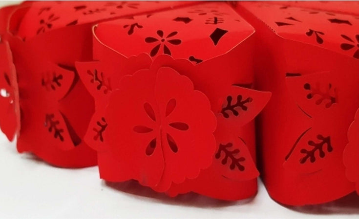 SET 10 BOMBONIERA BOMBONIERE SCATOLINA SPICCHI TORTA ROSSO FIORE PORTACONFETTI Casa e cucina/Hobby creativi/Materiali per hobby creativi/Forniture per feste/Bomboniere Trade Shop italia - Napoli, Commerciovirtuoso.it