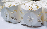 Set 10 Bomboniere Scatolina Spicchio Torta Bianco Fiore Portaconfetti Matrimonio Casa e cucina/Hobby creativi/Materiali per hobby creativi/Forniture per feste/Bomboniere Trade Shop italia - Napoli, Commerciovirtuoso.it
