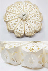 Set 10 Bomboniere Scatolina Spicchio Torta Bianco Fiore Portaconfetti Matrimonio Casa e cucina/Hobby creativi/Materiali per hobby creativi/Forniture per feste/Bomboniere Trade Shop italia - Napoli, Commerciovirtuoso.it