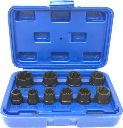 Set-10-Bussole-Estrattori-Dadi-E-Bulloni-Danneggiati-Bussola-Alte-Estrattore-Tools