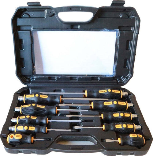 Set 10 Cacciaviti Cacciavite Croce E Taglio Impatto Punte Magnetiche Cr-v Fai da te/Utensili elettrici e a mano/Utensili a mano/Cacciaviti/Set cacciaviti Trade Shop italia - Napoli, Commerciovirtuoso.it