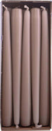 Set 10 candele coniche 25 cm Tortora Casa e cucina/Decorazioni per interni/Candele e portacandele/Candele/Affusolate Scontolo.net - Potenza, Commerciovirtuoso.it