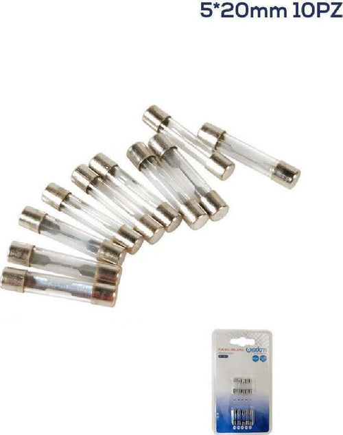 Set 10 Micro Fusibili Bilama In Vetro Assortiti 12/32v 1a/2a/3a/5a/6.3a Xc-1311 Auto e Moto/Parti per auto/Fusibili/Fusibili piatti Trade Shop italia - Napoli, Commerciovirtuoso.it