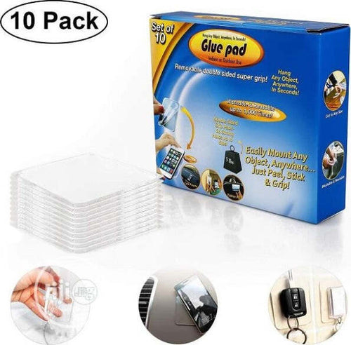 Set-10-Pad-Adesivi-Per-Accessori-Cellulare-Smartphone-Attacca-Tutto-In-Silicone