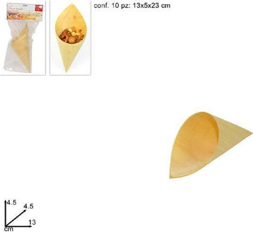Set 10 Pezzi Cono Coni Da 13x4.5 Cm Per Buffet Finger Food Ciotola Stuzzichini Casa, arredamento e bricolage > Cucina > Monouso Trade Shop italia - Napoli, Commerciovirtuoso.it