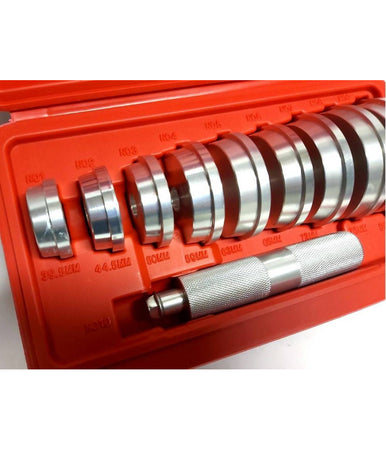 Set 10 Pezzi Estrattori Cuscinetti Boccole Con Valigetta Ruote Auto Moto Camion