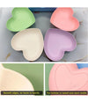 Set 10 Piatti Piatto Forma Di Cuore Riutilizzabili Multifunzione Plastica Cucina