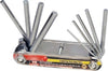 Set-10-Punte-Chiavi-Chiavini-Brugola-Esagonali-Richiudibile-Punte-Torx-Tascabili