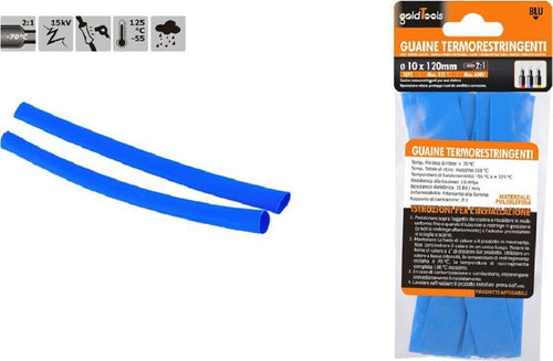 Set 10 Pz Guaine Termorestringenti Termoretrattili Blu 10x120 Mm Per Cavi 57080 Fai da te/Materiale elettrico/Gestione del cavo/Guaine per cavi Trade Shop italia - Napoli, Commerciovirtuoso.it