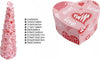 Set-10-Pz-Scatole-Box-Regali-Varie-Misure-Matrioska-Forma-Cuore-Rosa-Love-71966
