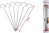 Set 10 Pz Spiedini In Acciaio Inox 30 Cm Impugnatura Uncino Griglia Bbq 2406316 Casa e cucina/Utensili da cucina/Spiedini Trade Shop italia - Napoli, Commerciovirtuoso.it