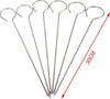 Set-10-Pz-Spiedini-In-Acciaio-Inox-30-Cm-Impugnatura-Uncino-Griglia-Bbq-2406316