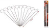 Set 10 Pz Spiedini In Acciaio Inox Per Barbecue Carne Pesce Frutta 35 Cm 6443204 Casa e cucina/Utensili da cucina/Spiedini Trade Shop italia - Napoli, Commerciovirtuoso.it