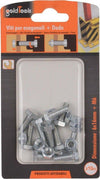 Set 10 Pz Vite Viti Per Esterno A Testa Esagonali 6x16mm Con Dadi Dado M6 90914 Fai da te/Ferramenta/Chiodi viti ed elementi di fissaggio/Viti/Viti a spalla Trade Shop italia - Napoli, Commerciovirtuoso.it