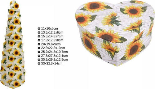 Set 10 Scatole Box Per Regali Varie Misure Matrioska Forma Cuore Girasoli 71969 Casa, arredamento e bricolage > Prodotti per Feste Trade Shop italia - Napoli, Commerciovirtuoso.it