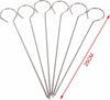 Set-10-Spiedini-In-Acciaio-Inox-25-Cm-Impugnatura-Uncino-Per-Griglia-Bbq-2406315