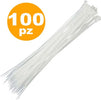 Set-100-Fascette-Autostringenti-4.8x250mm-Auto-Stringenti-Bianco-Trasparente