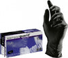 Set-100-Guanti-Da-Esaminazione-Usa-E-Getta-Nitrile-Nero-Style-Polvere-Ambidestri