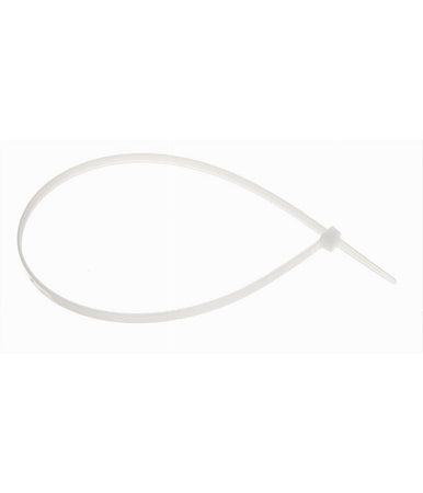 Set 100 Pz Fascette Serracavo Autobloccanti In Nylon Bianco 4.8 X 350mm 48-350-b