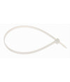 Set 100 Pz Fascette Serracavo Autobloccanti In Nylon Bianco 4.8x200 Mm 48-200-b