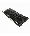 Set 100 Pz Fascette Serracavo Autobloccanti In Nylon Nero 4.8mm X 200mm 48-200-n