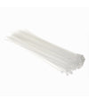 Set 100pz Fascette Serracavo Autobloccanti In Nylon Bianco 4.8 X 300mm 48-300-b
