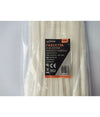 Set 100pz Fascette Serracavo Autobloccanti In Nylon Bianco 4.8 X 300mm 48-300-b
